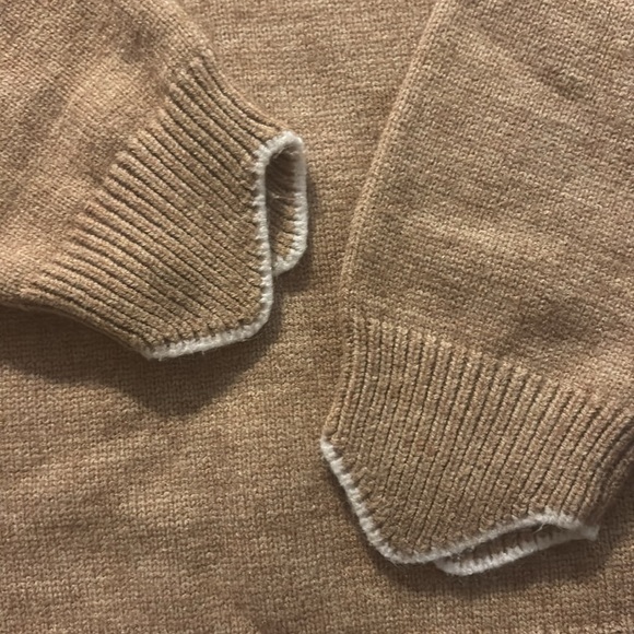 👀Tan With White Trim Sweaters! 👀 - Picture 3 of 5